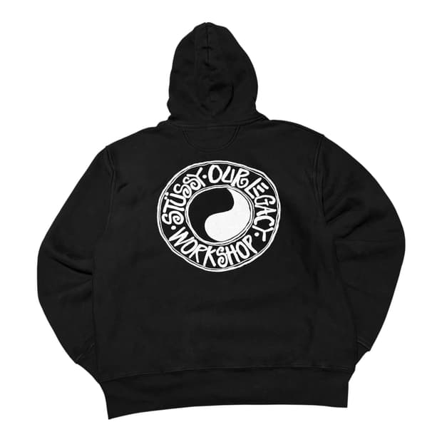 스투시 X 아워레가시 워크샵 피그먼트 다이드 부아나 후드티