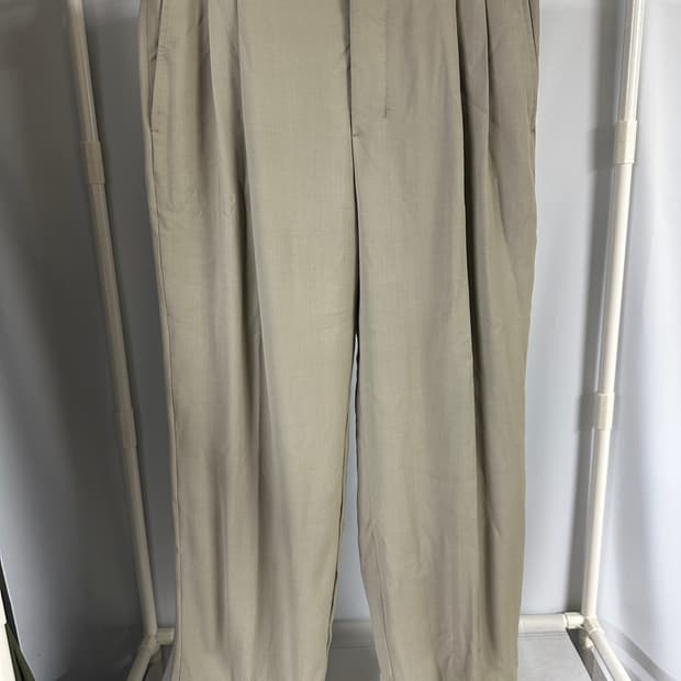 아미 와이드 레그 테일러드 트라우저 슬랙스