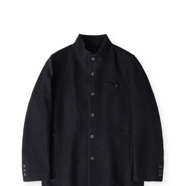 해칭룸 Stand Collar Coat Black (구매)