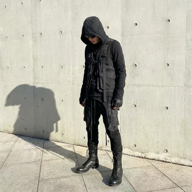 ( 초레어 ) Julius_7 09AW 런웨이 시그니처 부츠 42