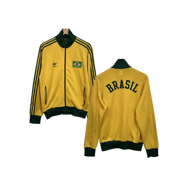 00s 아디다스 FIFA 브라질 국대 트랙탑 올드스쿨 져지