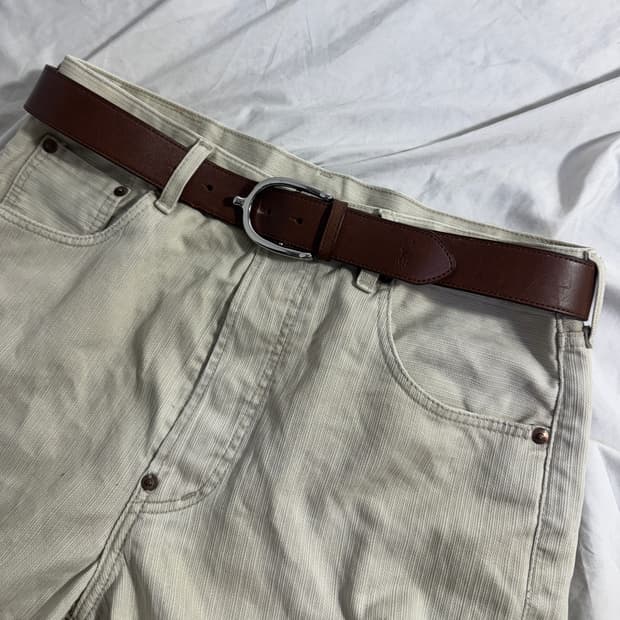 폴로랄프로렌 레더 벨트