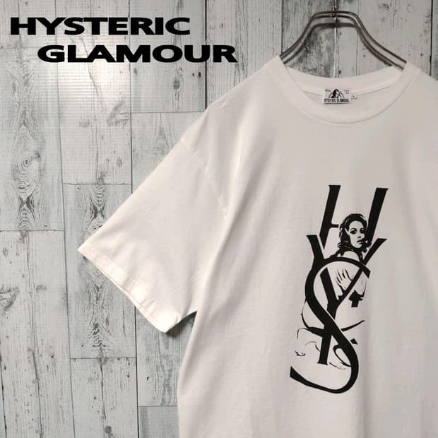 히스테릭 글래머 노바디 노우즈 히스걸 티셔츠