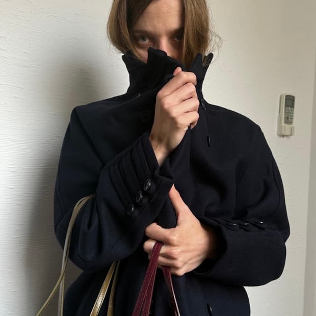 [S,M]팔로마울 Debo 코트/네이비