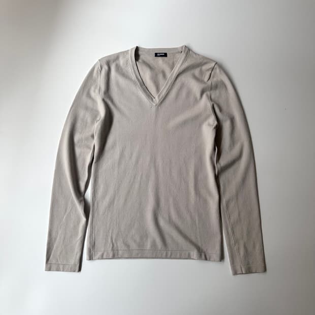 질샌더 jil sander navy 브이넥 니트