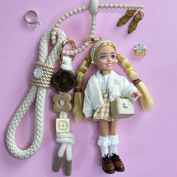 (10)바비키링 정품USA 마텔사 바비인형 커스텀키링