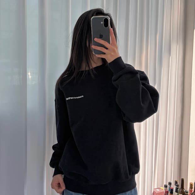 [S]디스이즈네버댓 스펠아웃 크루넥 기모 맨투맨