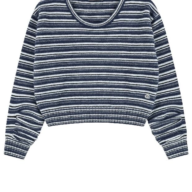 코이세이오 코이 스트라이프 니트 네이비