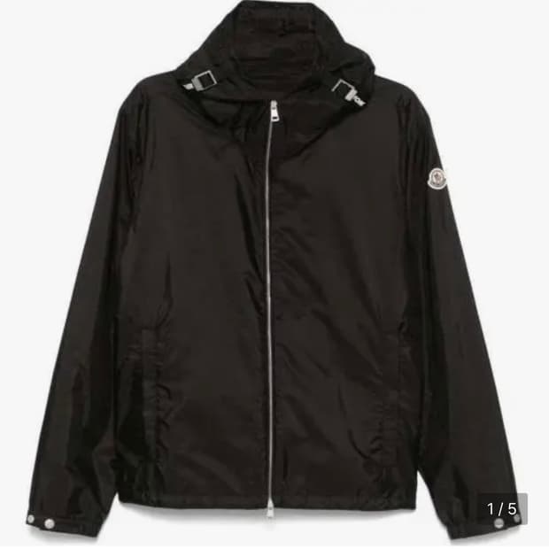 25몽클 레모라이 블랙 바람막이 자켓 