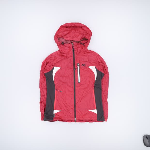 [90] 밀레 등산복 후드 바람막이 집업 자켓 1222J