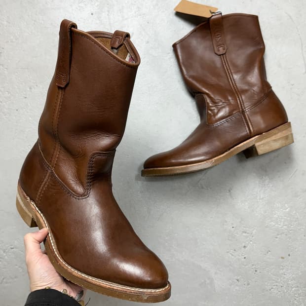 OG USA Made 레드윙 1155 페코스 웨스턴 부츠