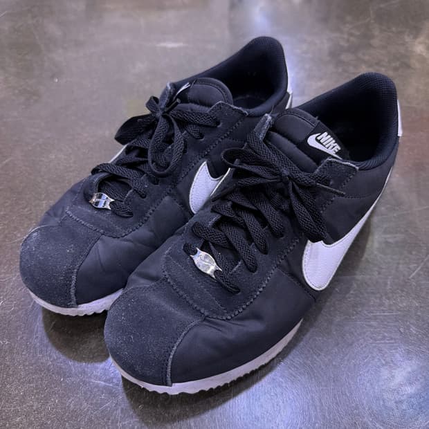 나이키 클래식 코르테즈 나일론 스웨이드 블랙 화이트 285