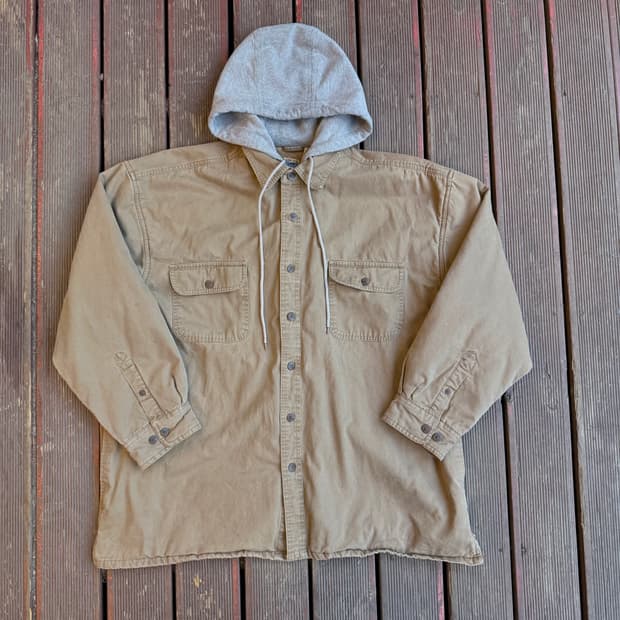 빈티지 후디자켓 베이지