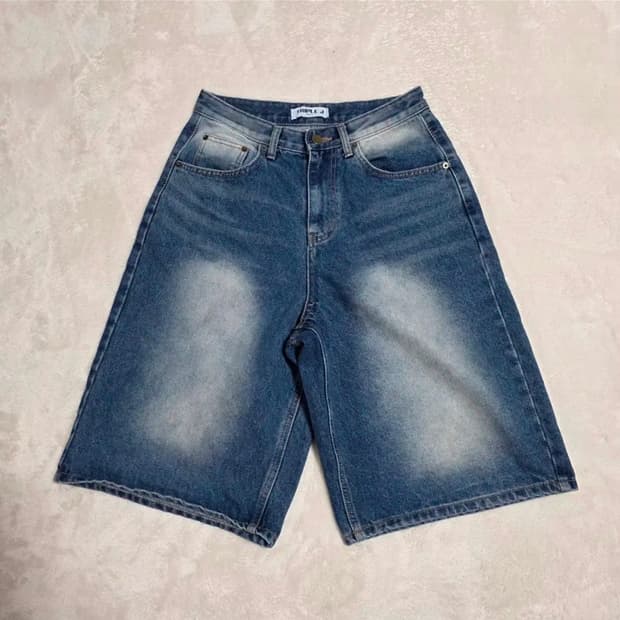 (S)트리플제이 버뮤다 데님 팬츠 청반바지