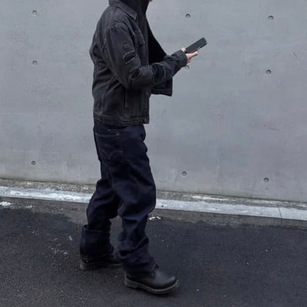 [S] 준야와타나베 X 꼼데가르송 X 리바이스 신치백 절개 데님