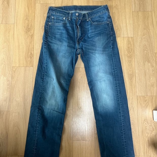 리바이스 505 중청데님 w32 L30