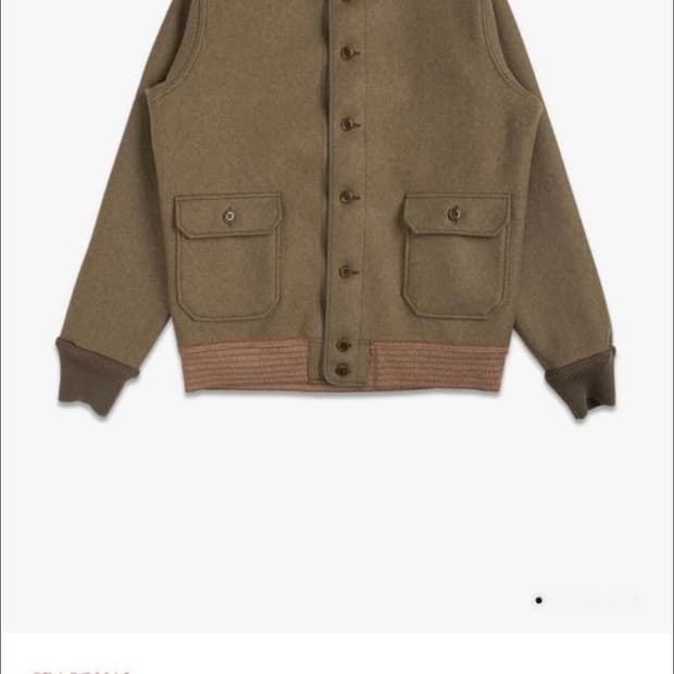 웨어하우스 a-1 울 자켓 lot.2233 40sz