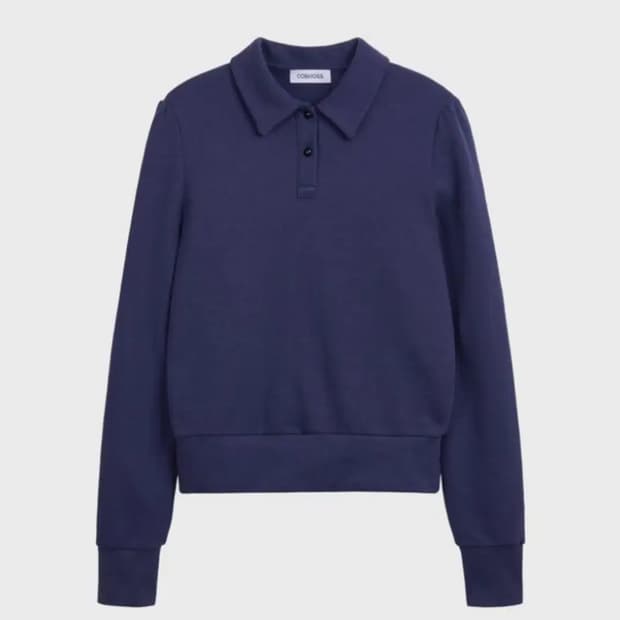 cosmoss 버튼업 퍼프탑