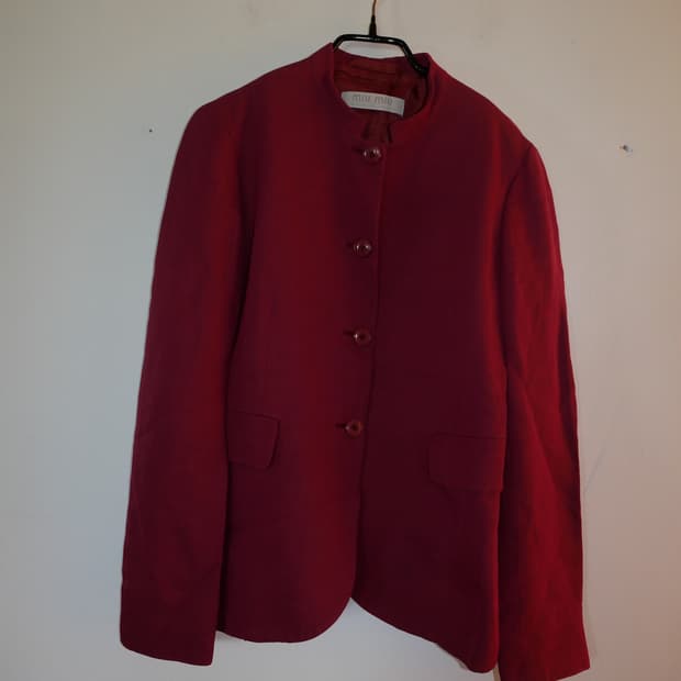 1990s Miu Miu linen blazer