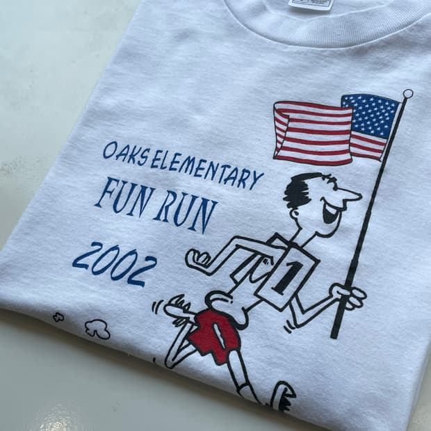“2002 Fun Run” USA Event T-shirt M