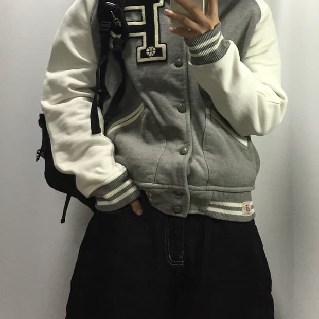 Polo 폴로 랄프로렌 레터맨 코튼 바시티 자켓