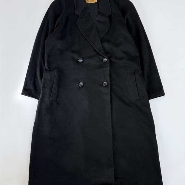 Japanese 캐시미어 검정 롱코트