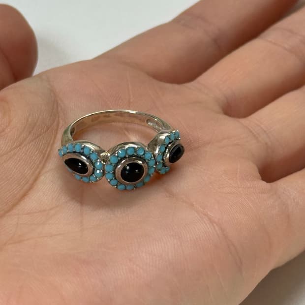 Silver 925 터키석 반지