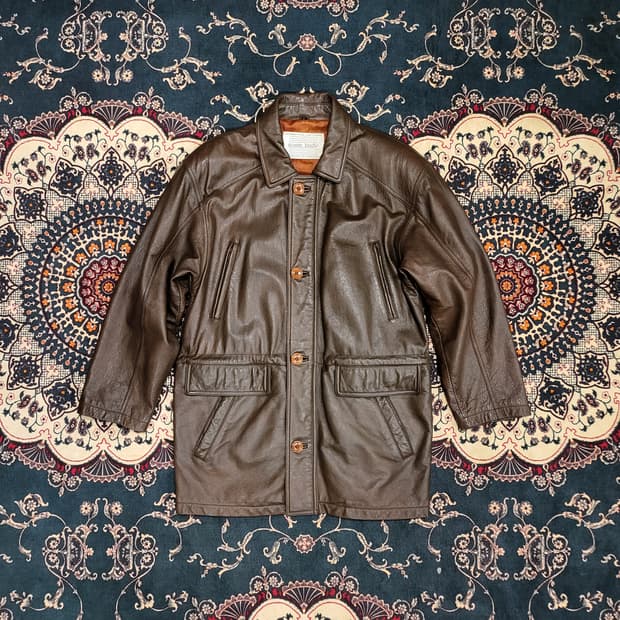 Some : body 레더 자켓 (L)