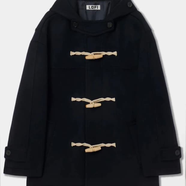 로파이 오버핏 스테디 숏 더플코트