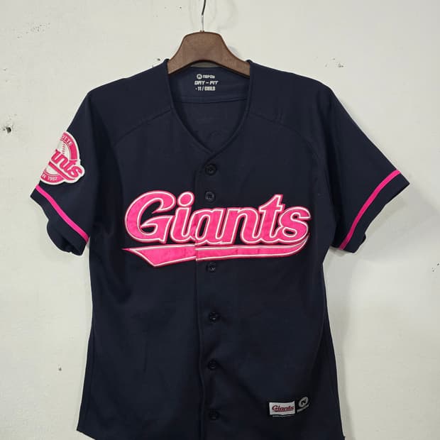 NEPOS Giants 야구 유니폼 네이비 핑크