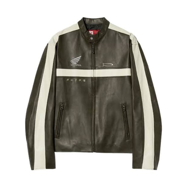 혼다 모터사이클 신세틱 레더자켓 빈티지차콜 구합니다