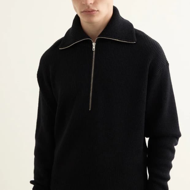 LEMAIRE  르메르 FW25 하프집업 니트