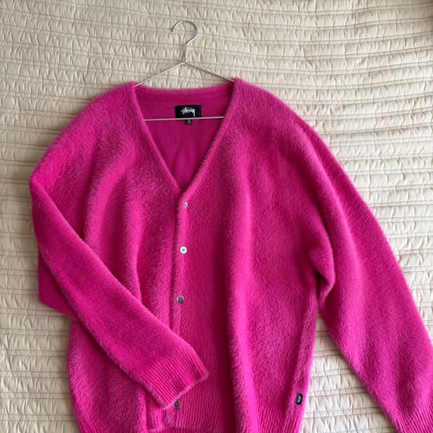 Stussy shaggy cardigan