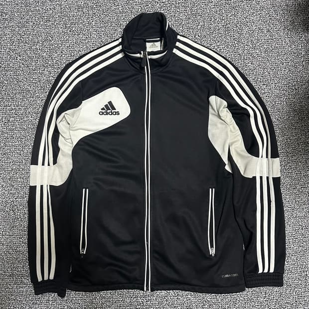 (95) 아디다스 검흰 트랙탑 져지 오레오