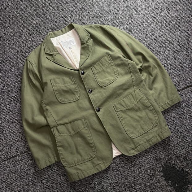 유니폼브릿지 포켓 디테일 미니멀 블레이져 자켓 3440