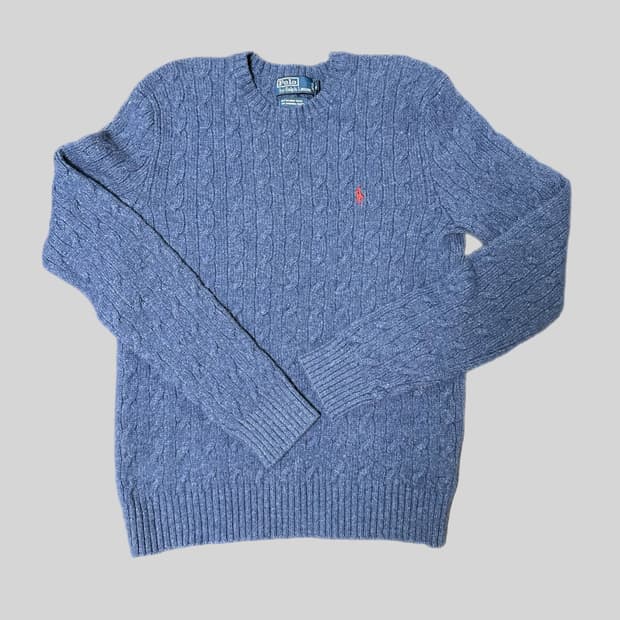 폴로랄프로렌 꽈베기 니트