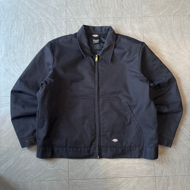 디키즈 정품 아이젠하워 누빔 블랙 워크 자켓 