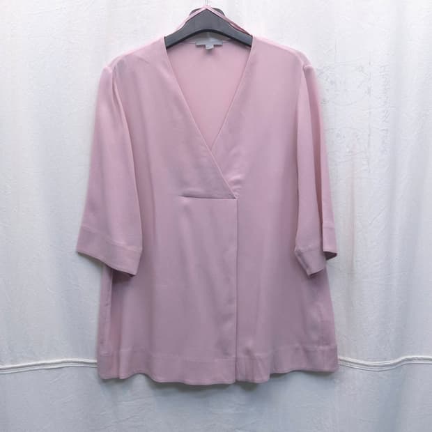 COS 코스 블라우스 핑크
