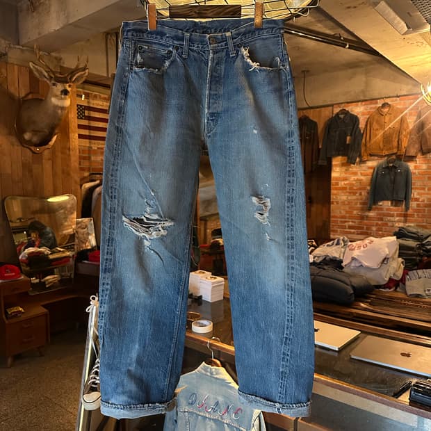 50s USA LEVIS 501XX SELVEDGE DENIM PANTS