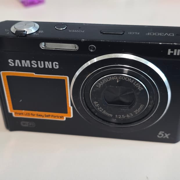 삼성 블루 DV300F 빈티지 디지털카메라