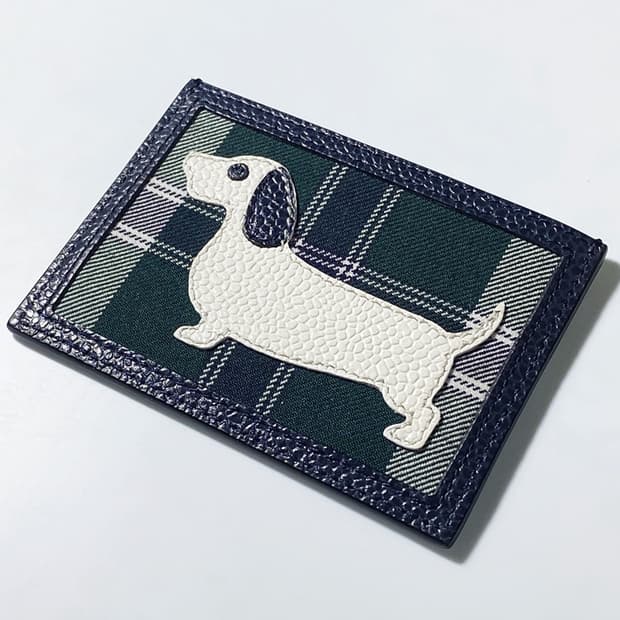 [정품] 톰브라운 RWB 헥터 타탄체크 카드지갑