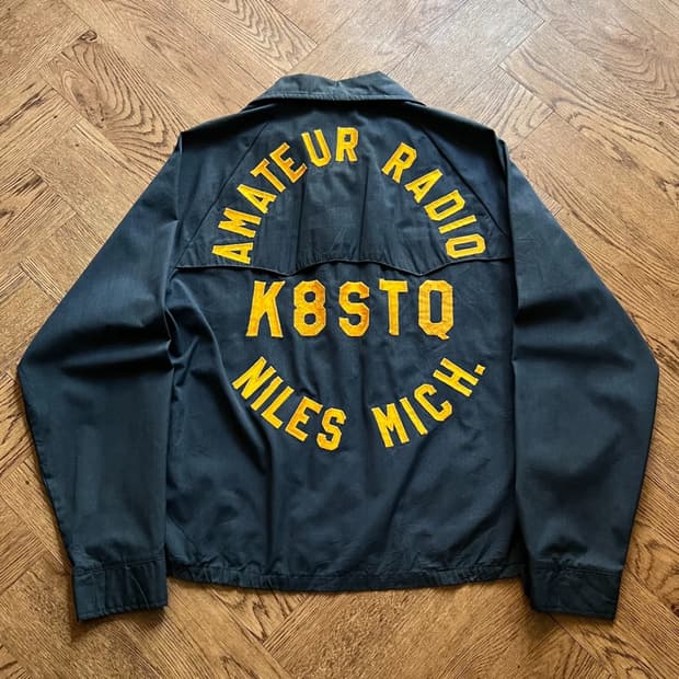 [M]60's Sears USA 시어스 아마추어 라디오 드리즐러 자켓