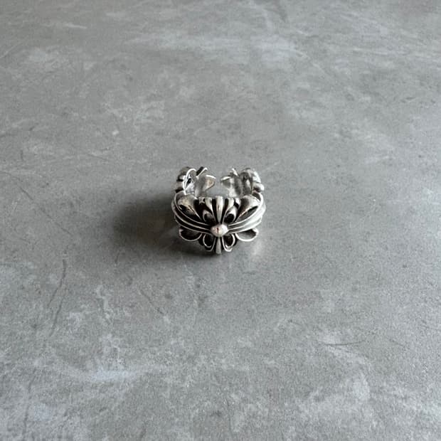 크롬하츠 더블 플로랄 링 us 9.5 반지