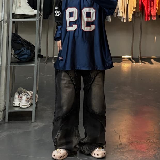 위캔더스 X 켈로그 풋볼 네이비 져지 A3009