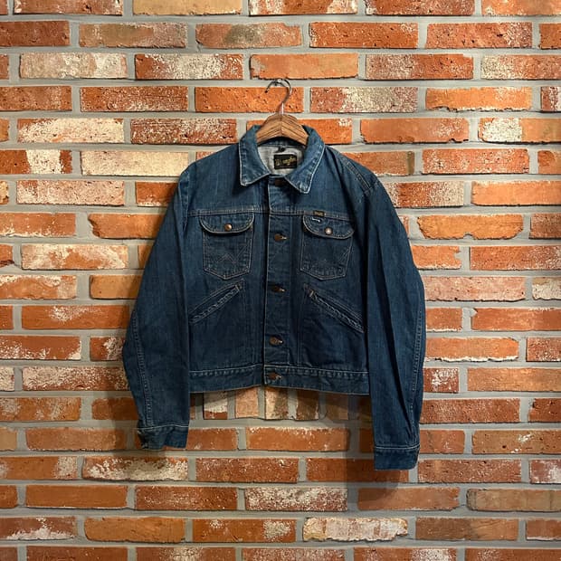 70s USA 빈티지 랭글러 126MJ 데님 자켓