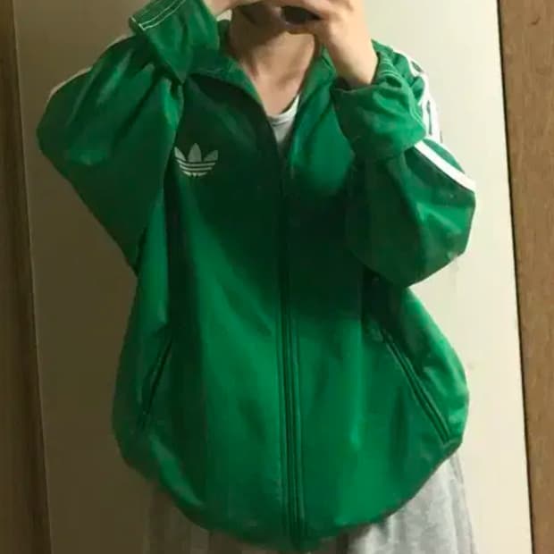 아디다스 초록 져지