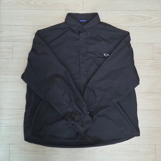 네이더스 챠콜 오버사이즈 셔츠 3사이즈