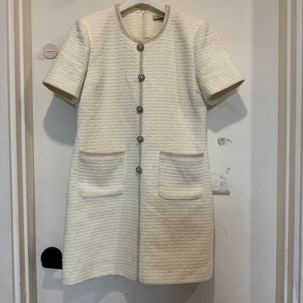 낸시렐라 반필 트위드 원피스