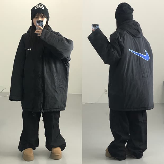 90's 나이키 올드스쿨 빅스우시 자켓