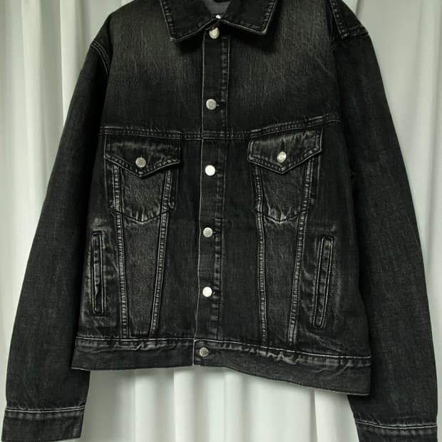 모드나인 휴머노이드 미디엄블랙 흑청자켓 M